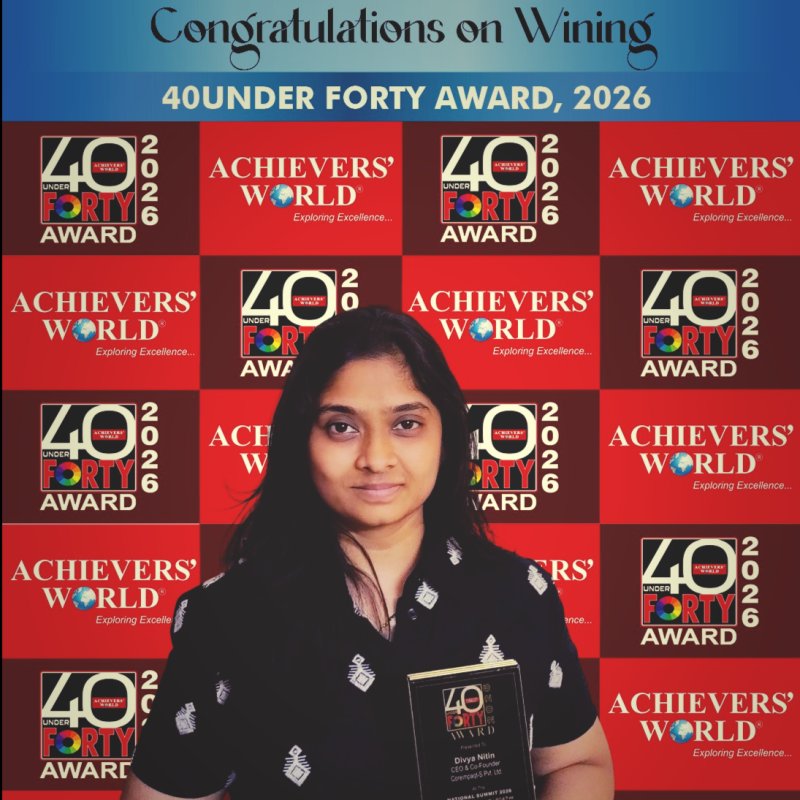 Divya Nitin - 40 Under Forty Award
